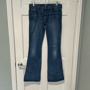 Seven For All Mankind “A” pocket boot cut jeans 9